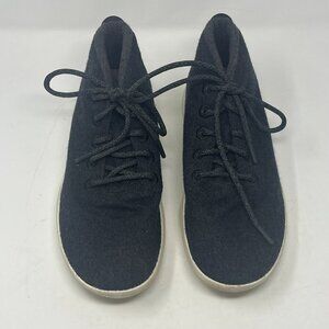 Allbirds Wool Runner Up Mizzles shoes men's 12 navy grey wool high top sneakers